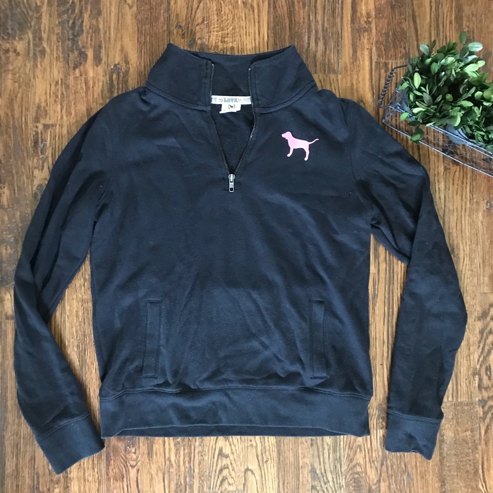 PINK Half-Zip Pullover